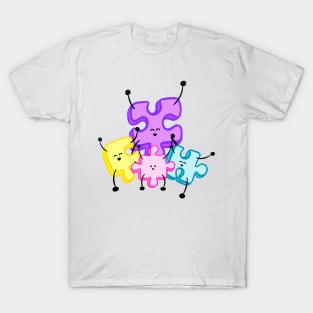 Happy Jigsaw Pieces T-Shirt